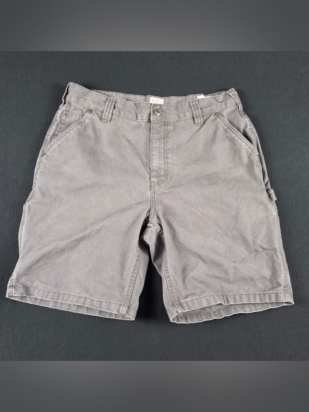 Red Head Outdoor Hiking Cargo Shorts Mens 36 Gray Heavy Cotton